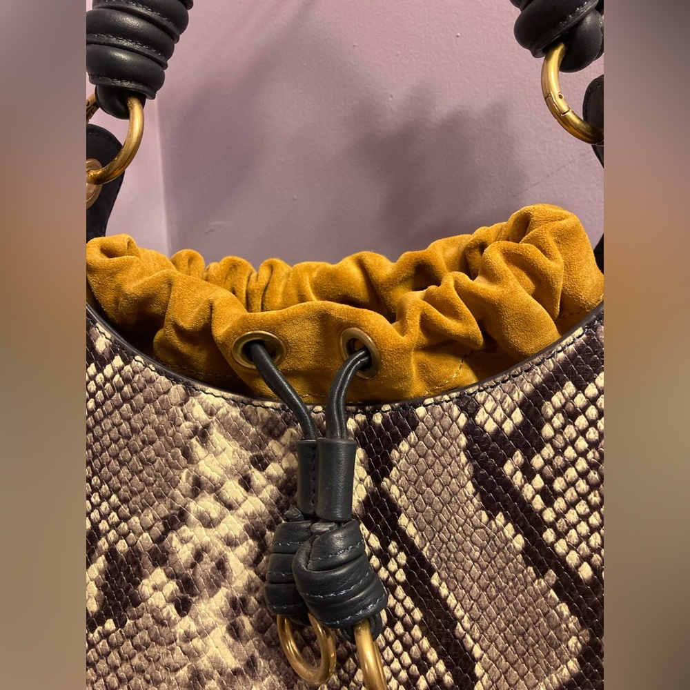 Thacker Python Bo Drawstring Purse. - image 7